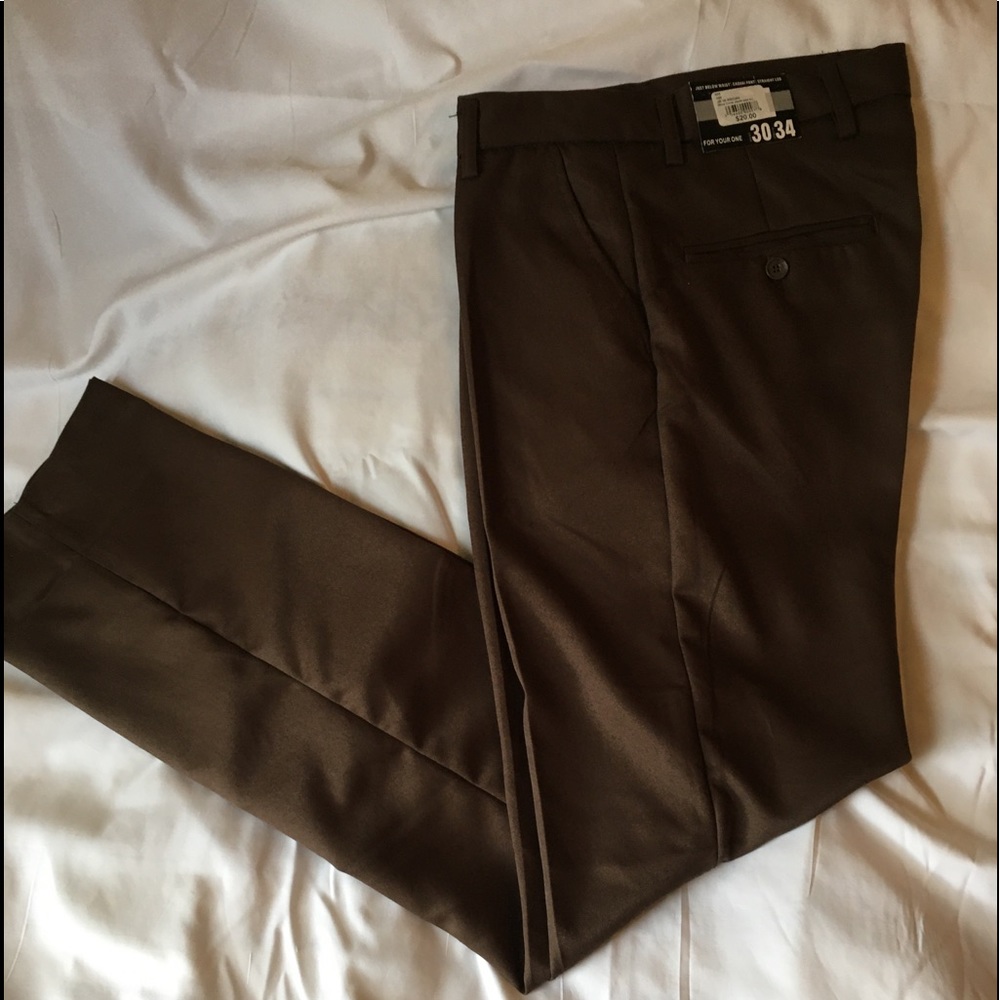 For Your One casual mens straight leg pants NwT